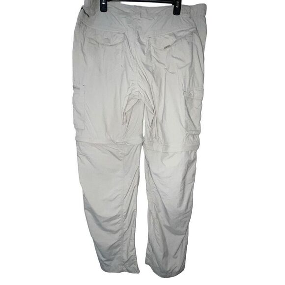 Columbia Mens Size 38/32 Cream Omni Shade Sun Protection Cargo Pants - Picture 2 of 12